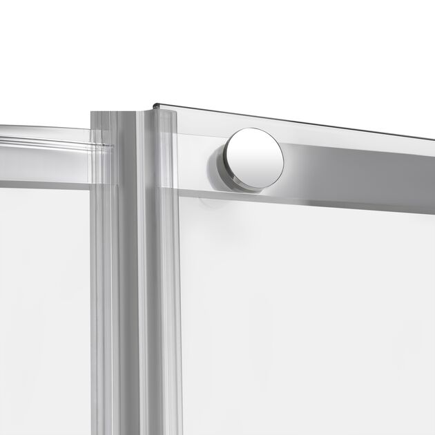 Душова кабіна Qtap Virgo CRM1099AC8 90х90 см, скло Clear 8 мм покриття CalcLess, без піддону, фото , зображення 4 | SNABZHENIE.com.ua Душова кабіна Qtap Virgo CRM1099AC8 90х90 см, скло Clear 8 мм покриття CalcLess, без піддону, фото , зображення 4 | SNABZHENIE.com.ua