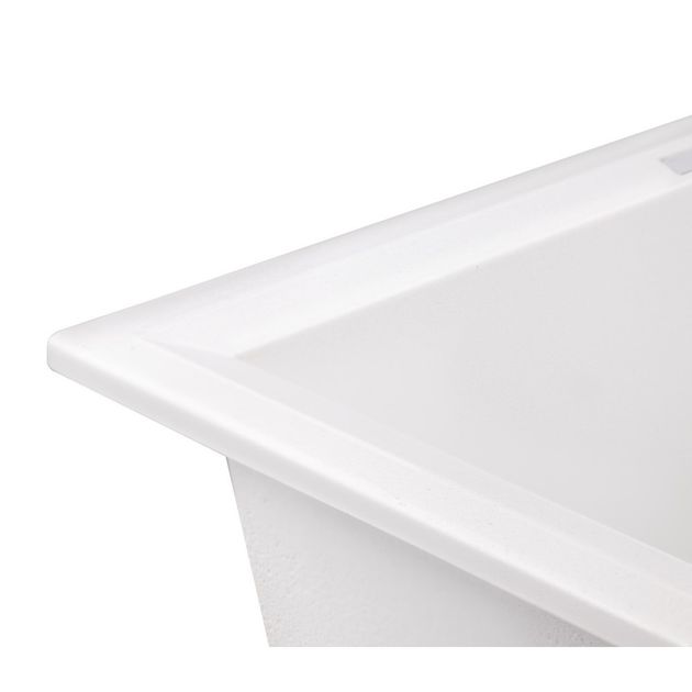 Кухонна мийка Lidz 790x495/230 WHI-01 (LIDZWHI01790495230), фото , зображення 7 | SNABZHENIE.com.ua Кухонна мийка Lidz 790x495/230 WHI-01 (LIDZWHI01790495230), фото , зображення 7 | SNABZHENIE.com.ua