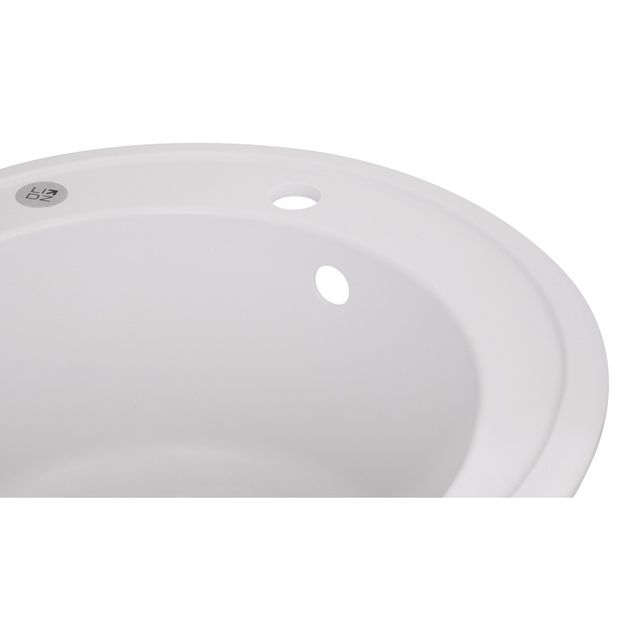 Кухонна мийка Lidz D510/200 WHI-01 (LIDZWHI01D510200), фото , зображення 5 | SNABZHENIE.com.ua Кухонна мийка Lidz D510/200 WHI-01 (LIDZWHI01D510200), фото , зображення 5 | SNABZHENIE.com.ua