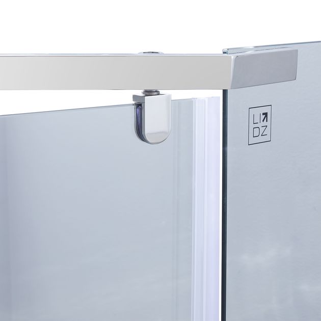 Душова кабіна Lidz Dozorca SC90x90.CRM.LOW.TR, скло прозоре 6 мм, фото , зображення 4 | SNABZHENIE.com.ua Душова кабіна Lidz Dozorca SC90x90.CRM.LOW.TR, скло прозоре 6 мм, фото , зображення 4 | SNABZHENIE.com.ua