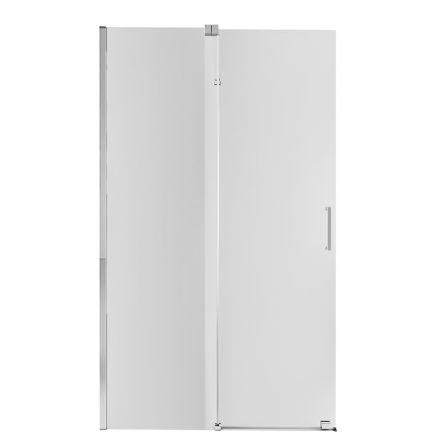 Душевая перегородка Qtap Walk-In Glide CRM2012.C8 120х190 см, стекло 8 мм, фото  | SNABZHENIE.com.ua