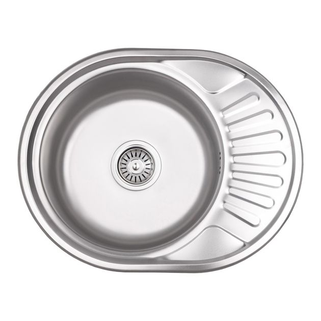 Кухонная мойка Lidz 5745 Micro Decor 0,6 мм (LIDZ5745MDEC06), фото  | SNABZHENIE.com.ua