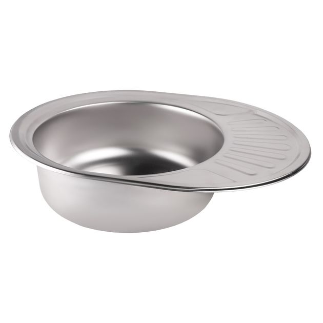 Кухонная мойка Lidz 5745 Micro Decor 0,6 мм (LIDZ5745MDEC06), фото , изображение 4 | SNABZHENIE.com.ua Кухонная мойка Lidz 5745 Micro Decor 0,6 мм (LIDZ5745MDEC06), фото , изображение 4 | SNABZHENIE.com.ua