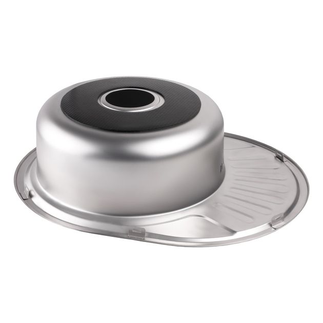 Кухонная мойка Lidz 5745 Micro Decor 0,6 мм (LIDZ5745MDEC06), фото , изображение 5 | SNABZHENIE.com.ua Кухонная мойка Lidz 5745 Micro Decor 0,6 мм (LIDZ5745MDEC06), фото , изображение 5 | SNABZHENIE.com.ua