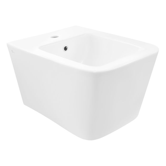 Подвесное биде Qtap Crow 520x360x290 Белое QT05555370W, фото  | SNABZHENIE.com.ua