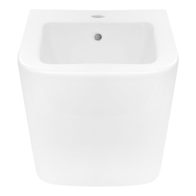 Подвесное биде Qtap Crow 520x360x290 Белое QT05555370W, фото , изображение 3 | SNABZHENIE.com.ua Подвесное биде Qtap Crow 520x360x290 Белое QT05555370W, фото , изображение 3 | SNABZHENIE.com.ua