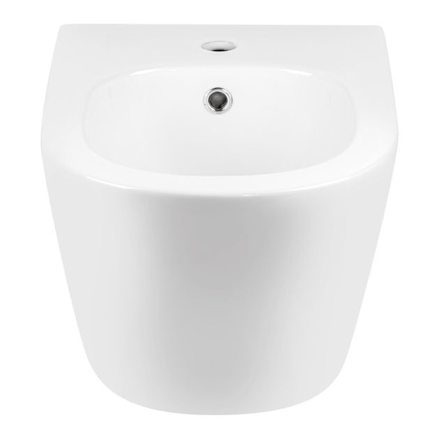 Подвесное биде Qtap Jay 520x360x320 мм, белое, артикул QT07555376W, фото , изображение 3 | SNABZHENIE.com.ua Подвесное биде Qtap Jay 520x360x320 мм, белое, артикул QT07555376W, фото , изображение 3 | SNABZHENIE.com.ua