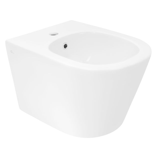Биде подвесное Qtap Swan 520х360х320 белое QT16555378W, фото  | SNABZHENIE.com.ua