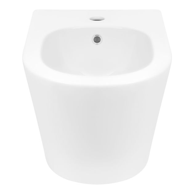 Биде подвесное Qtap Swan 520х360х320 белое QT16555378W, фото , изображение 3 | SNABZHENIE.com.ua Биде подвесное Qtap Swan 520х360х320 белое QT16555378W, фото , изображение 3 | SNABZHENIE.com.ua