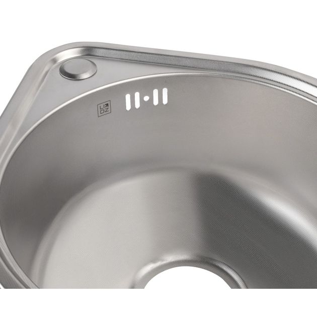 Кухонна мийка Lidz 4539 0,8 мм Micro Decor (LIDZ4539MDEC), фото , зображення 6 | SNABZHENIE.com.ua Кухонна мийка Lidz 4539 0,8 мм Micro Decor (LIDZ4539MDEC), фото , зображення 6 | SNABZHENIE.com.ua