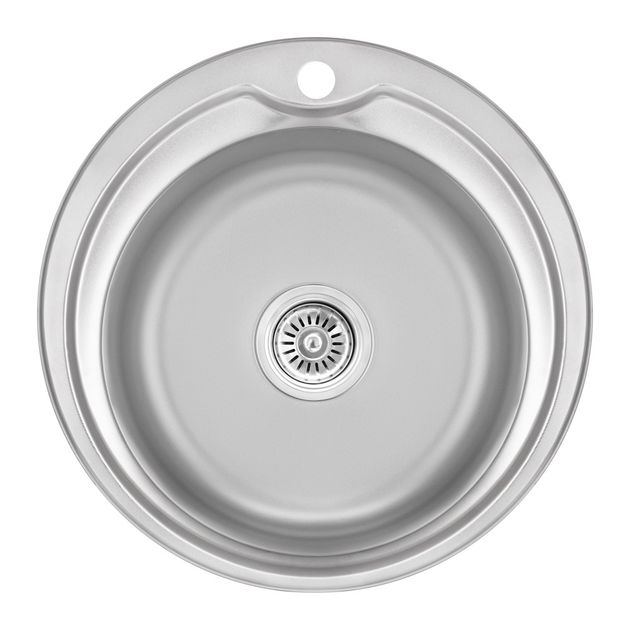 Кухонная мойка Lidz 510-D Micro Decor 0,8 мм (LIDZ510DEC), фото  | SNABZHENIE.com.ua