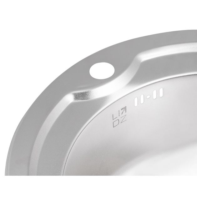 Кухонна мийка Lidz 510-D 0,8 мм Micro Decor (LIDZ510DEC), фото , зображення 6 | SNABZHENIE.com.ua Кухонна мийка Lidz 510-D 0,8 мм Micro Decor (LIDZ510DEC), фото , зображення 6 | SNABZHENIE.com.ua