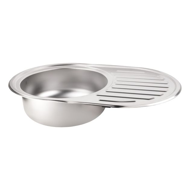 Кухонна мийка Lidz 7750 0,8 мм Micro Decor (LIDZ7750MDEC), фото , зображення 4 | SNABZHENIE.com.ua Кухонна мийка Lidz 7750 0,8 мм Micro Decor (LIDZ7750MDEC), фото , зображення 4 | SNABZHENIE.com.ua