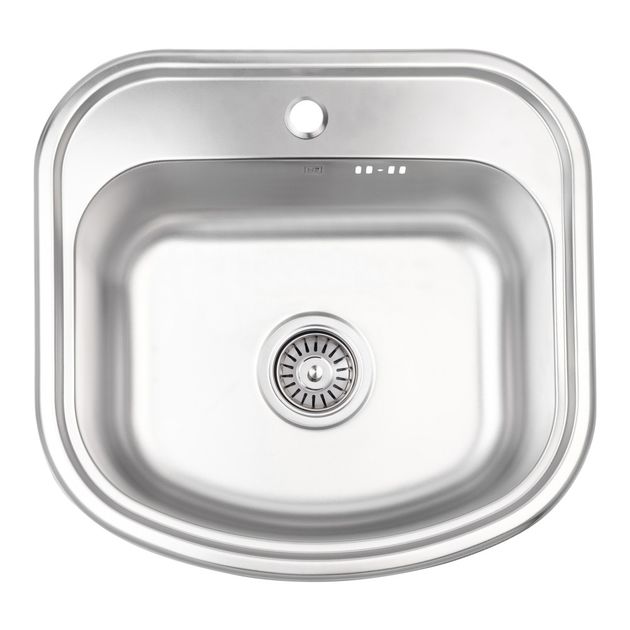 Кухонная мойка Lidz 4749 0,8 мм Micro Decor, фото  | SNABZHENIE.com.ua