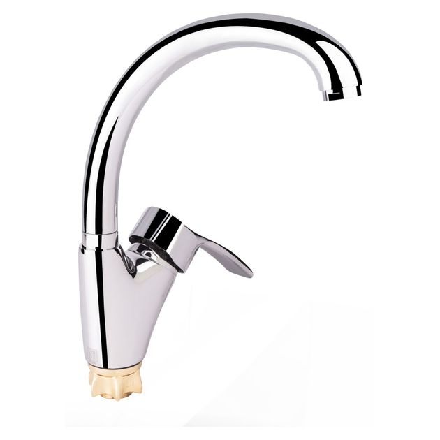 Смеситель кухонный Lidz (CRM) 41 86 007F-3, фото  | SNABZHENIE.com.ua