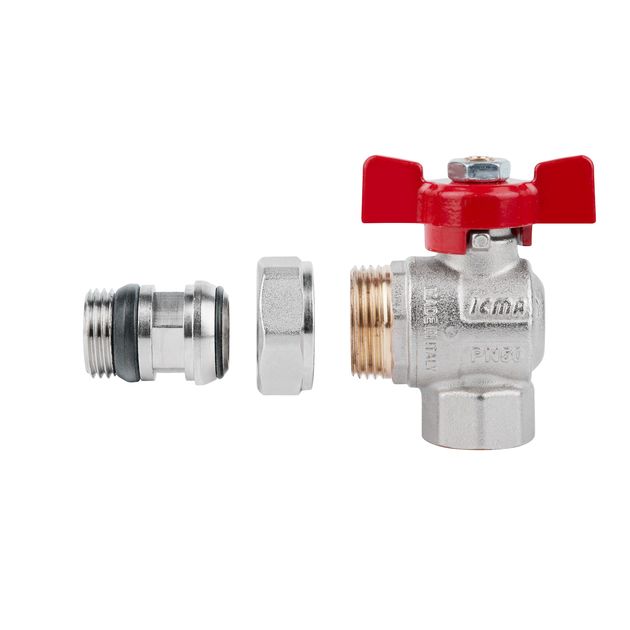 Кран шаровий Icma FAR. ROSSA 1/2 кутовий №362, фото , зображення 4 | SNABZHENIE.com.ua Кран шаровий Icma FAR. ROSSA 1/2 кутовий №362, фото , зображення 4 | SNABZHENIE.com.ua