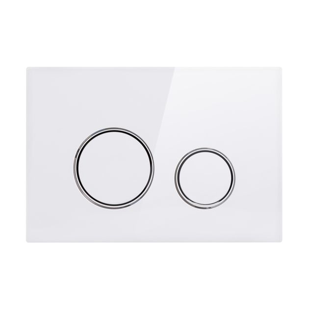 Панель смыва для унитаза Qtap Nest QT0111M11V1114W, фото  | SNABZHENIE.com.ua