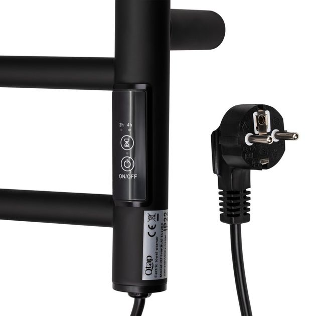 Полотенцесушитель электрический Qtap Evia 11120R с таймером, фото , изображение 4 | SNABZHENIE.com.ua Полотенцесушитель электрический Qtap Evia 11120R с таймером, фото , изображение 4 | SNABZHENIE.com.ua
