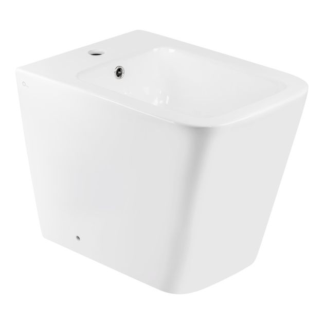 Биде напольное Qtap Crow 545х360х410, белое, QT05443370W, фото  | SNABZHENIE.com.ua