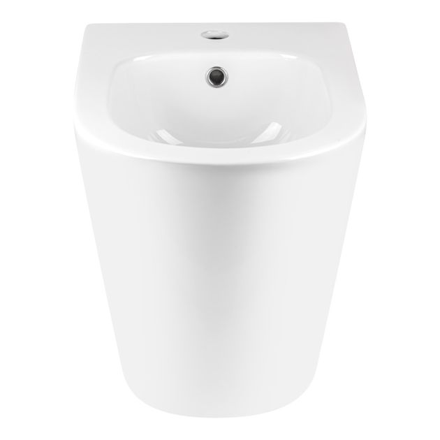 Биде Qtap Stork напольное 560x360x410 мм белое QT15443378W, фото , изображение 3 | SNABZHENIE.com.ua Биде Qtap Stork напольное 560x360x410 мм белое QT15443378W, фото , изображение 3 | SNABZHENIE.com.ua