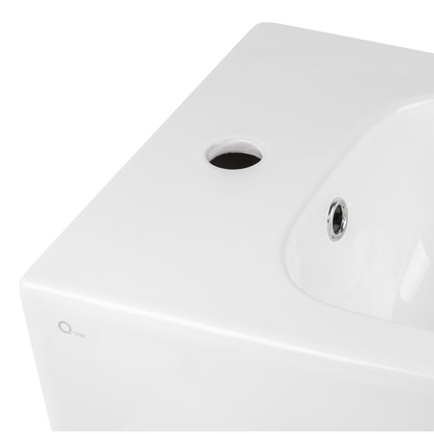 Биде Qtap Stork напольное 560x360x410 мм белое QT15443378W, фото , изображение 5 | SNABZHENIE.com.ua Биде Qtap Stork напольное 560x360x410 мм белое QT15443378W, фото , изображение 5 | SNABZHENIE.com.ua