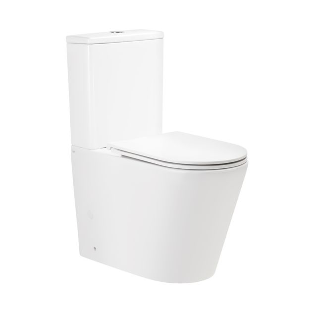 Унитаз-компакт Qtap Scorpio безободковый Soft-close QT14222125ARW, фото  | SNABZHENIE.com.ua