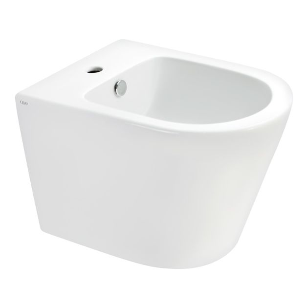 Биде подвесное Qtap Scorpio 515x360x345 White QT1455053FW, фото  | SNABZHENIE.com.ua