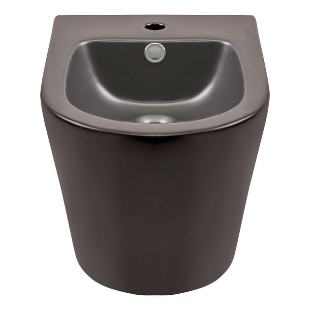 Биде подвесное Qtap Scorpio 515x360x345 черный матовый QT1455053FMB, фото , изображение 3 | SNABZHENIE.com.ua Биде подвесное Qtap Scorpio 515x360x345 черный матовый QT1455053FMB, фото , изображение 3 | SNABZHENIE.com.ua