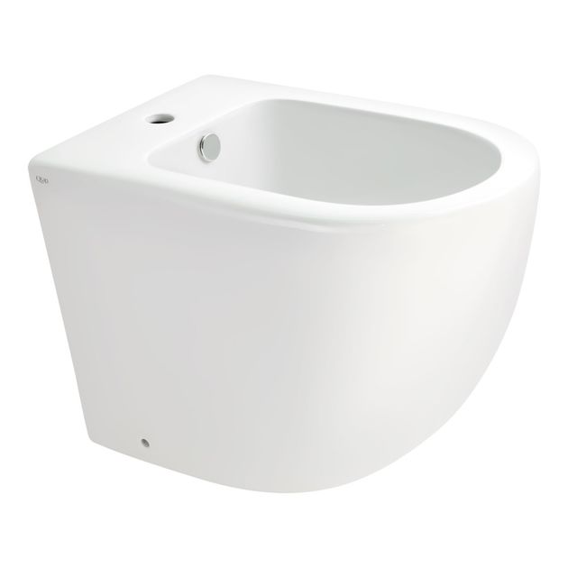 Биде напольное Qtap Robin 565x360x405 белое QT13442141CW, фото  | SNABZHENIE.com.ua