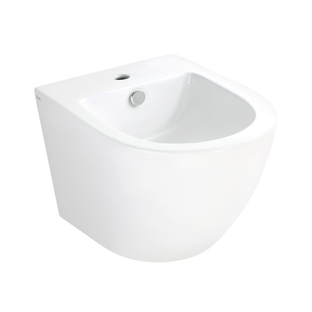 Подвесное биде Qtap Robin 495x370x325 мм, белое, артикул QT1355046FW, фото  | SNABZHENIE.com.ua