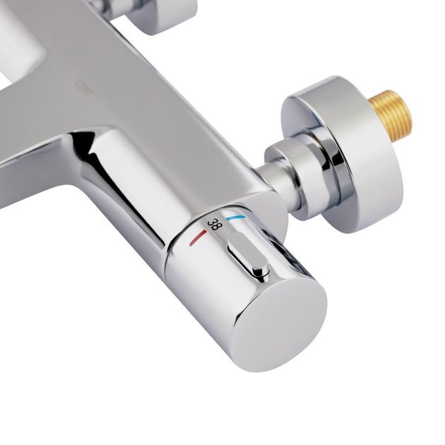 Термостатический смеситель для ванны Qtap Votice 30T105-1GC, фото , изображение 3 | SNABZHENIE.com.ua Термостатический смеситель для ванны Qtap Votice 30T105-1GC, фото , изображение 3 | SNABZHENIE.com.ua