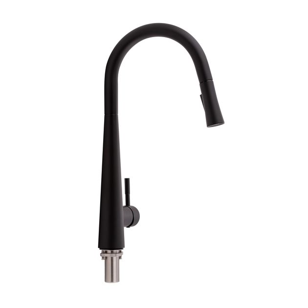 Смеситель Qtap Evicka 9135103UB с выдвижным изливом для кухни, фото  | SNABZHENIE.com.ua