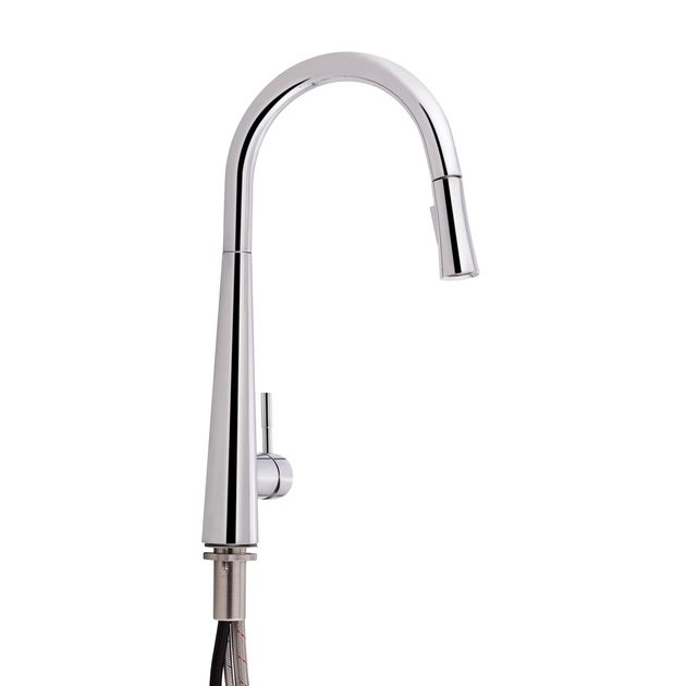Смеситель Qtap Evicka 9135103UC с выдвижным изливом для кухни, фото  | SNABZHENIE.com.ua