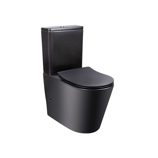Унитаз-компакт Qtap Scorpio безободковый с сиденьем Soft-close, фото  | SNABZHENIE.com.ua