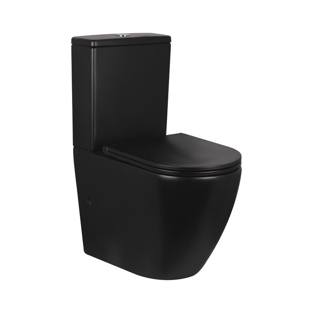 Унитаз-компакт безободковый Qtap Robin с сиденьем Soft-close, фото  | SNABZHENIE.com.ua