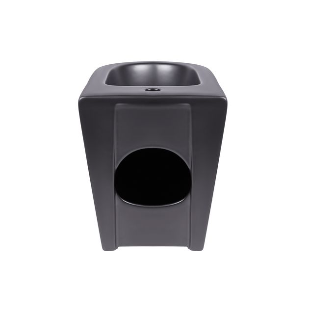 Биде напольное Qtap Robin черное матовое 565x360x405 QT13442141CMB, фото , изображение 4 | SNABZHENIE.com.ua Биде напольное Qtap Robin черное матовое 565x360x405 QT13442141CMB, фото , изображение 4 | SNABZHENIE.com.ua