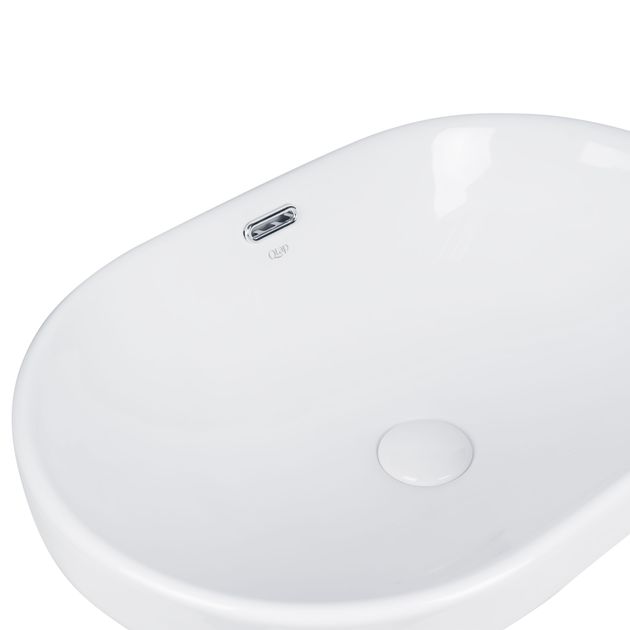 Раковина Qtap Leo 590x400x170 White с донным клапаном, фото , изображение 5 | SNABZHENIE.com.ua Раковина Qtap Leo 590x400x170 White с донным клапаном, фото , изображение 5 | SNABZHENIE.com.ua