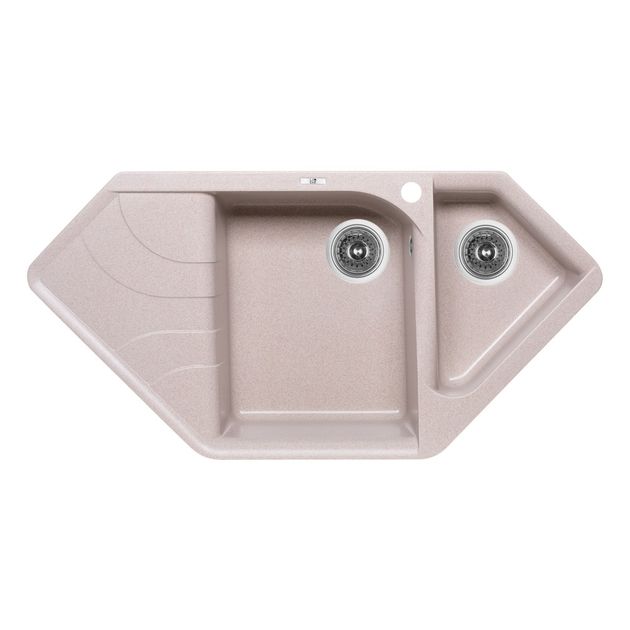 Кухонная мойка Lidz с дополнительной чашей 1000x500/225 COL-06, фото  | SNABZHENIE.com.ua