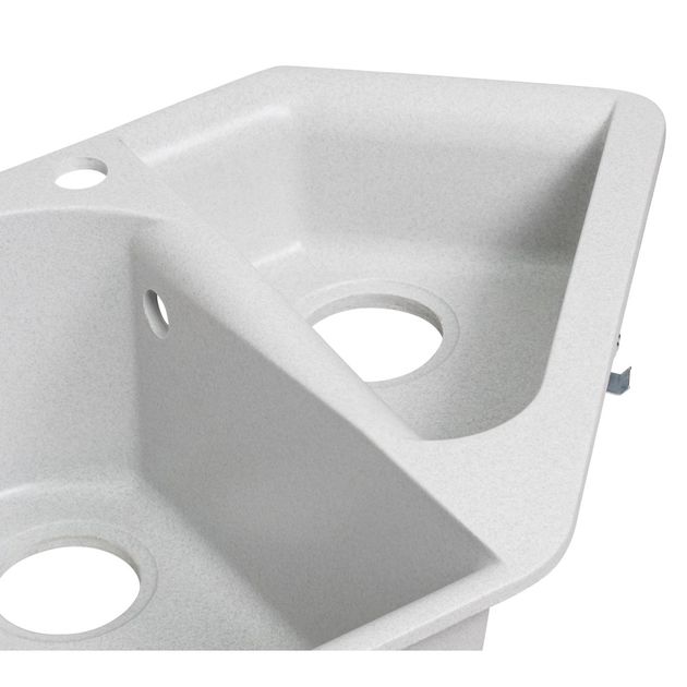 Кухонна мийка з додатковою чашею Lidz 1000x500/225 GRA-09 (LIDZGRA091000500225), фото , зображення 6 | SNABZHENIE.com.ua Кухонна мийка з додатковою чашею Lidz 1000x500/225 GRA-09 (LIDZGRA091000500225), фото , зображення 6 | SNABZHENIE.com.ua
