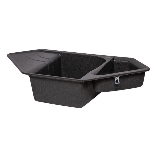 Кухонна мийка з додатковою чашею Lidz 1000x500/225 GRF-13, фото , зображення 4 | SNABZHENIE.com.ua Кухонна мийка з додатковою чашею Lidz 1000x500/225 GRF-13, фото , зображення 4 | SNABZHENIE.com.ua