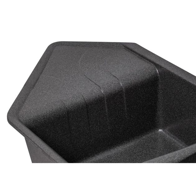 Кухонна мийка з додатковою чашею Lidz 1000x500/225 GRF-13, фото , зображення 5 | SNABZHENIE.com.ua Кухонна мийка з додатковою чашею Lidz 1000x500/225 GRF-13, фото , зображення 5 | SNABZHENIE.com.ua