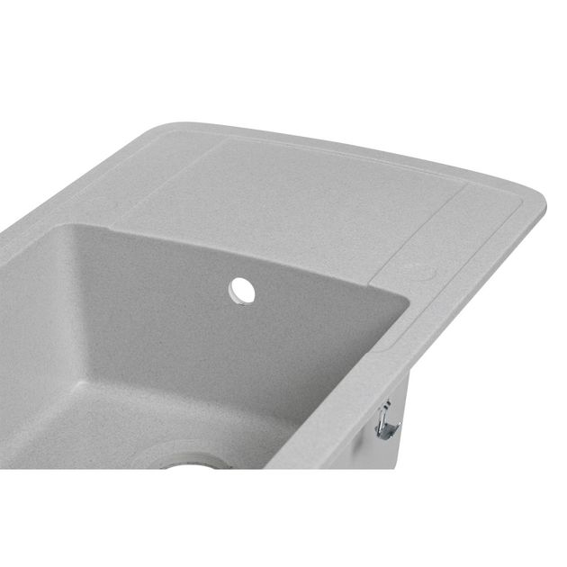 Кухонна мийка Lidz 770x490/200 GRA-09 (LIDZGRA09770490200), фото , зображення 5 | SNABZHENIE.com.ua Кухонна мийка Lidz 770x490/200 GRA-09 (LIDZGRA09770490200), фото , зображення 5 | SNABZHENIE.com.ua