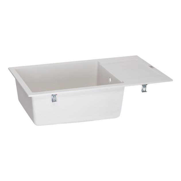 Кухонна мийка Lidz 781x510/200 WHI-01 (LIDZWHI01781510200), фото , зображення 4 | SNABZHENIE.com.ua Кухонна мийка Lidz 781x510/200 WHI-01 (LIDZWHI01781510200), фото , зображення 4 | SNABZHENIE.com.ua