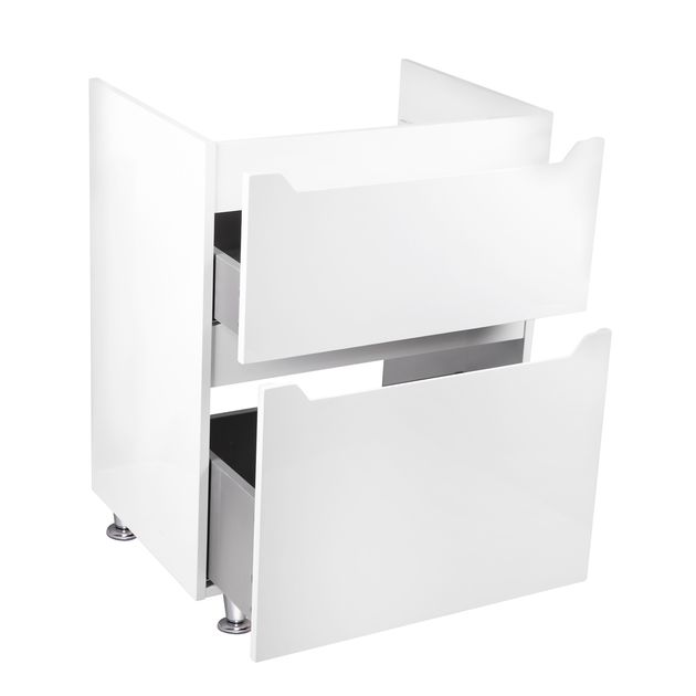 Тумба напольная Qtap Scorpio 605x825x460 белая QT1473TNВ601W, фото , изображение 3 | SNABZHENIE.com.ua Тумба напольная Qtap Scorpio 605x825x460 белая QT1473TNВ601W, фото , изображение 3 | SNABZHENIE.com.ua