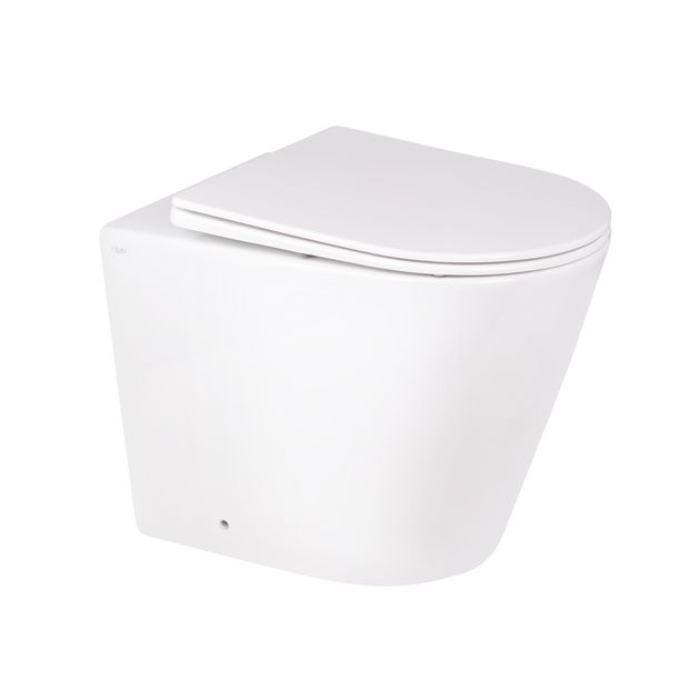 Унитаз Qtap Swan безободковый с сиденьем Soft-close QT16223178W, фото  | SNABZHENIE.com.ua