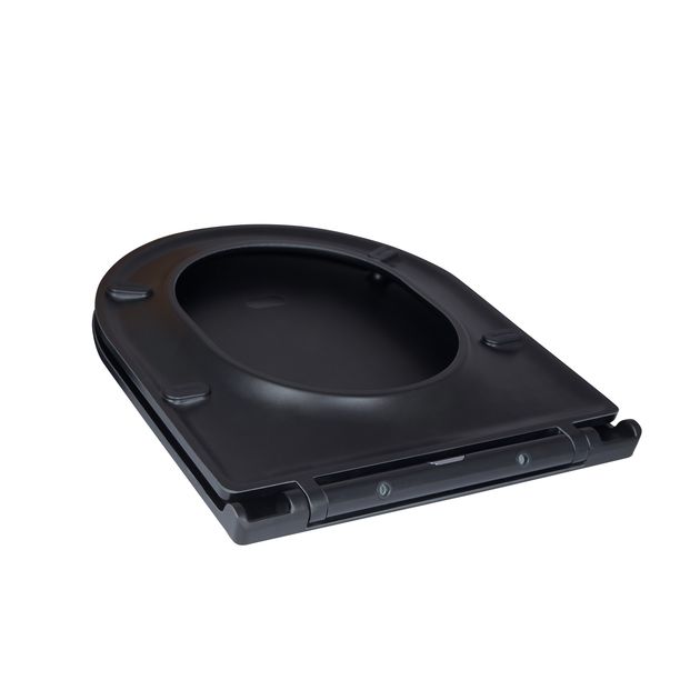 Сидіння для унітазу Qtap (Robin) з мікролифтом Slim QT99HY2411MB, фото , зображення 4 | SNABZHENIE.com.ua