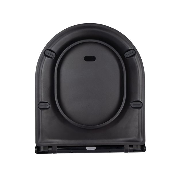 Сидіння для унітазу Qtap (Robin) з мікролифтом Slim QT99HY2411MB, фото , зображення 5 | SNABZHENIE.com.ua