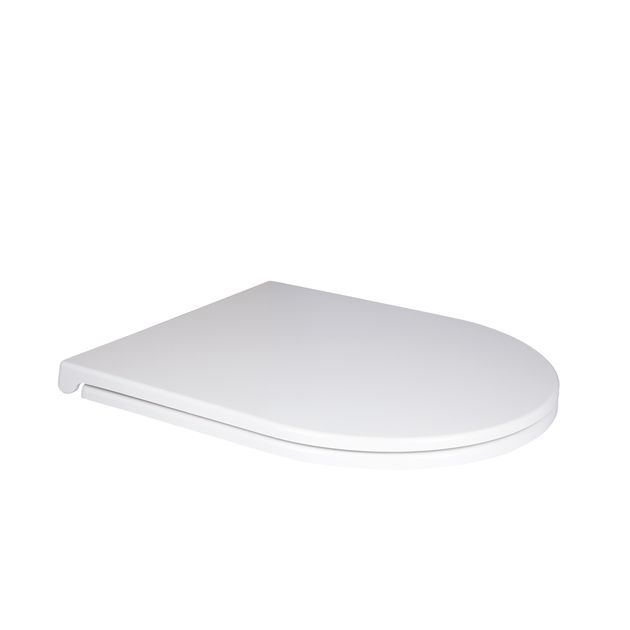 Сиденье для унитаза Qtap с микролифтом Slim QT99HY2411W, фото  | SNABZHENIE.com.ua