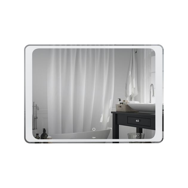 Зеркало Qtap Leo 1000х700 с LED-подсветкой QT1178141870100W, фото  | SNABZHENIE.com.ua