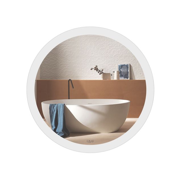 Зеркало Qtap Virgo R400 с LED-подсветкой QT1878250640W, фото  | SNABZHENIE.com.ua
